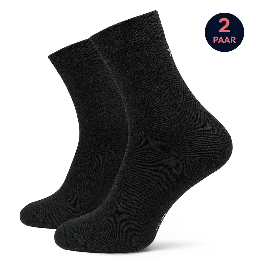 94Activewear Merino Wol Sokken Zwart Dames & Heren 2 paar