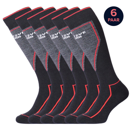 94Activewear Merino Wol Skisokken 6-paar