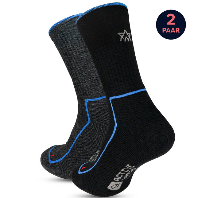 94Activewear Merino Wol Thermosokken Heren 2-paar