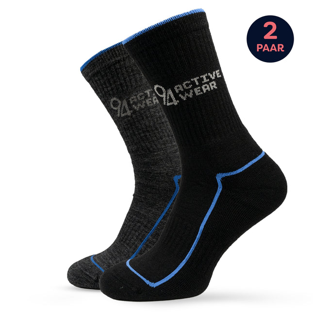 94Activewear Merino Wol Thermosokken Heren 2-paar