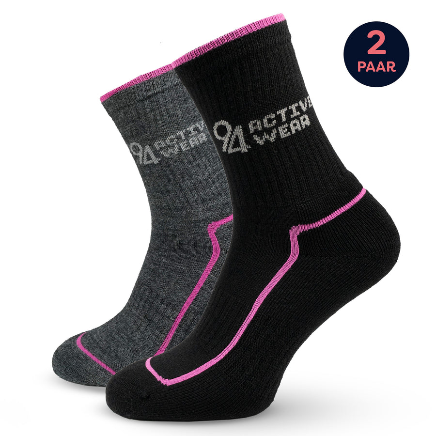 94Activewear Merino Wol Thermosokken Dames 2 paar