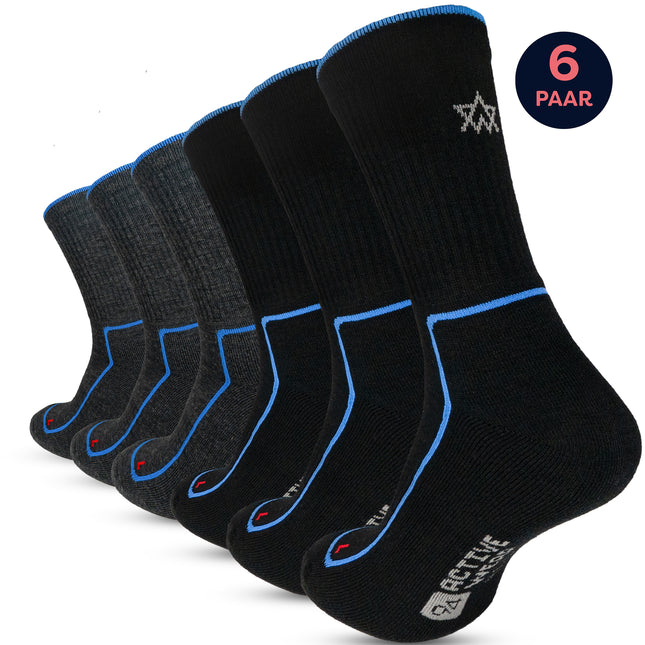 94Activewear Merino Wol Thermosokken Heren 6-paar