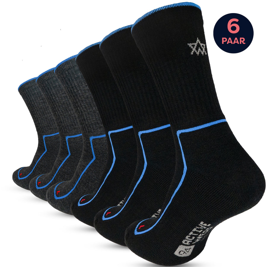 94Activewear Merino Wol Thermosokken Heren 6 paar