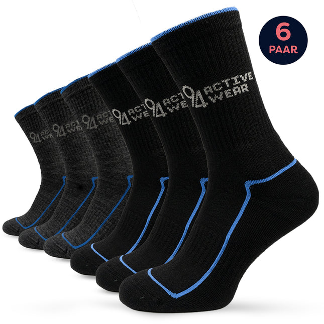 94Activewear Merino Wol Thermosokken Heren 6-paar