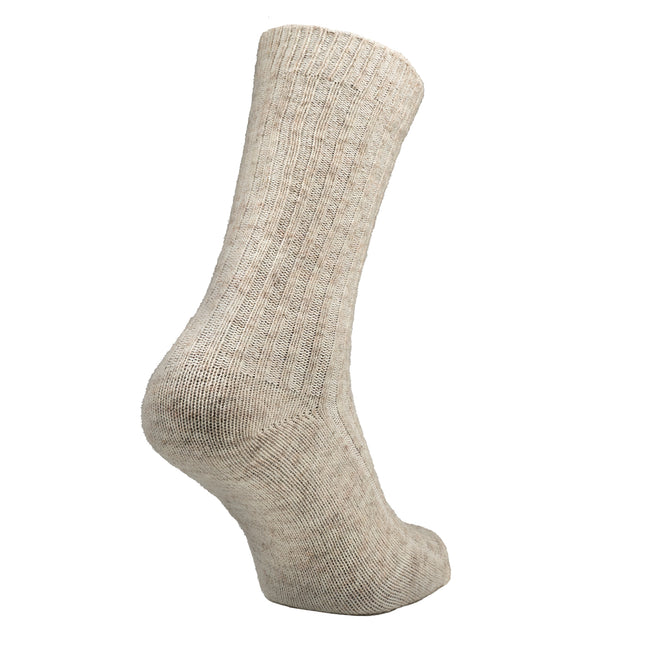 Sokky Wollen Sokken Dames Beige 2 paar
