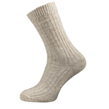 Sokky Wollen Sokken Dames Beige 4-paar